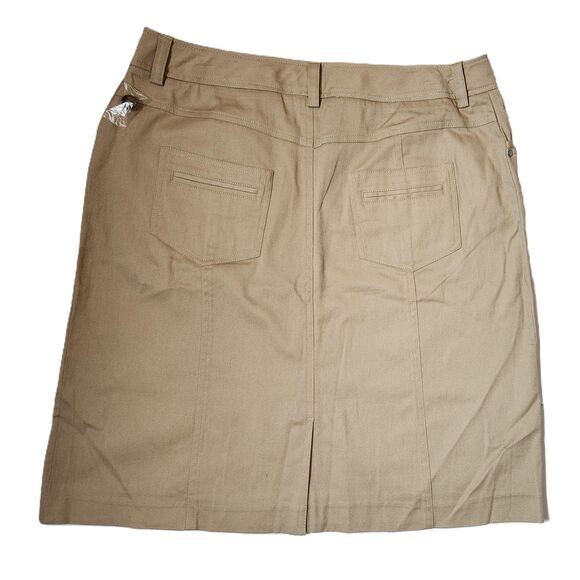 Sandro Sportswear Skirt – Women’s Size 12, Tan Khaki, NWT - Picture 2 of 6